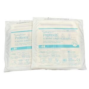 2 CardinalHealth Protexis PI Micro Surgical Gloves 2D73PM75 Size 7 1/2 4.30.26
